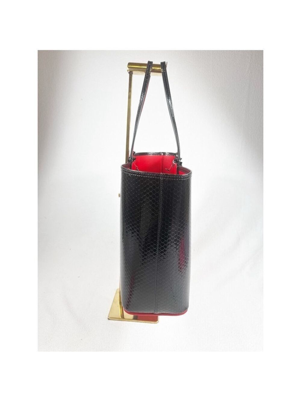 Christian Louboutin Large Cabata Birdy Tote – Black Patent - Picture 4 of 16